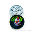 GZ010554-UVCLOWN zinc alloy herb smoke tobacco accessories